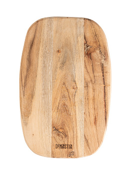 Доска разделочная 20x30x1,5см DE'NASTIA овальная акация 000000000001221809