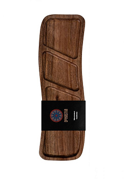 Менажница 12x40x2см DE'NASTIA прямоугольная дерево акация 000000000001216975