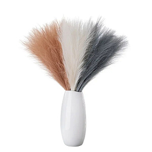 Цветок искусственный Пампасная трава 56,5см персиковая 000000000001218392