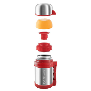 Термос универсальный для еды и напитков 800мл RELAXIKA 201 нержавеющая сталь Термос универсальный для еды и напитков 800мл RELAXIKA 201 нержавеющая сталь 000000000001213738