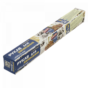 AK CUOCO Рукав для запекания с клипсами в картонной упаковке, 3м, 1шт.AV0762 000000000001091671