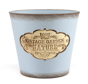 Кашпо 13х12см Garden Стакан микс пластик/металл 000000000001216368