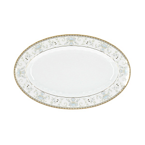 Блюдо овальное 32см Голубой узор LUISA248GS Oval32 000000000001136160