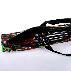 Набор шампуров уголок 6шт 65см деревянная лакированная ручка ЭКО в тубе нержавеющая сталь 000000000001211092