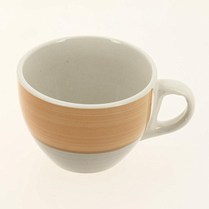 Пара чайная 250мл/блюдце ELRINGTON АЭРОГРАФ Оранж керамика 000000000001205673