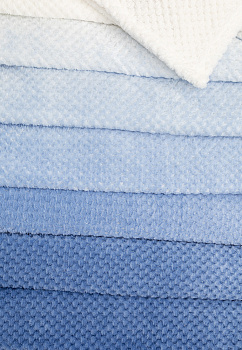 Плед 200х220см LUCKY Градиент синий полиэстер 000000000001213564