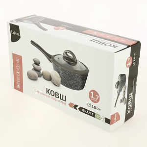 Ковш алюминиевый антипригарное покрытие ladina 1,7л 50718 000000000001200746