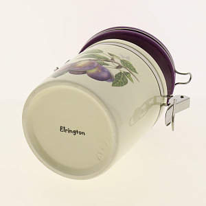 Банка для сыпучих продуктов 730мл ПОСУДА Слива с клипсой подарочная упаковка 000000000001177429