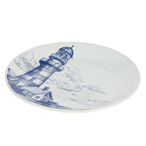 Тарелка Соната Океан Кубаньфарфор, 22 см 000000000001172265
