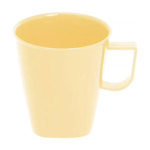 Кружка 360мл ИНТЕРМ бежевый пластик 000000000001222059