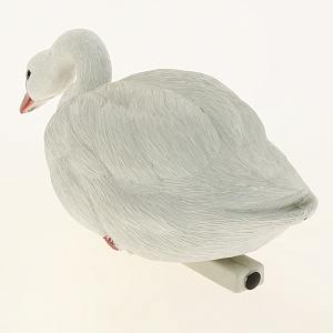 Декоративная фигура Отдыхающий лебедь, 45х18х19 см 000000000001143325