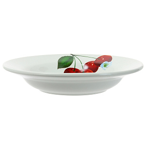 Глубокая тарелка Вишенка Кубаньфарфор, 20 см 000000000001005630