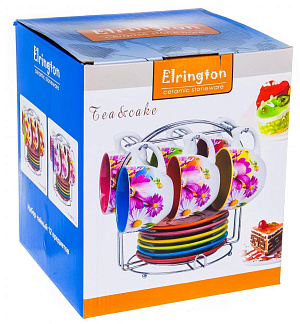 Набор чайный,12шт,мет/ст, пд/уп,ХРИЗАНТЕМА,111-09009 000000000001178509