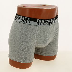 Трусы муж. Rockhard BOXERS M светло-серый 95%хл 5%эл G000061 (M) 000000000001190410