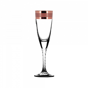 Набор Бокалы для шампанского 6шт "Ампир" Рубин (объем 150мл, высота 210мм) ERV79-307/S 000000000001200658