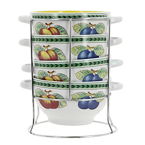 Набор бульонниц Wellberg, керамика, 5 предметов 000000000001172362