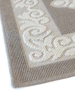 Коврик универсальный 60x100см LUCKY УЗОР1 коричнево-серый хлопок 100% 000000000001199798