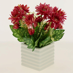 Цветок искусственный Хризантема 22см R010638 000000000001192379