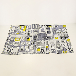 Полотенце кухонное Амстердамские коты, 40х50 см 000000000001185220