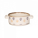 Салатник 13см/500мл DE'NASTIA NEW ERA COLLECTION Polka dot  бежевый керамика 000000000001224492