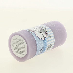 Свеча пеньковая 150х70мм Дольче Вита фиолетовая 000000000001209291