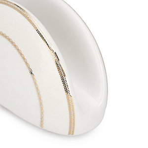 Салфетница Анжелика с золотом фарфор 000000000001219758