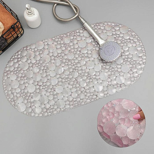 Коврик для ванны 35х67см ДОЛЯНА Шампанское SPA микс ПВХ 000000000001211492