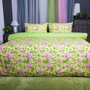 Комплект постельного белья Соломея Haby, евро, смесь хлопка 000000000001107790