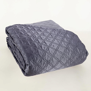 Покрывало DeN Палермо 240х260 атл/мат сиреневый геом2 U000243 000000000001203071