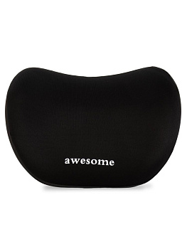 Подушка 16х19см для шеи с эффектом памяти черная полиэстер 000000000001228538