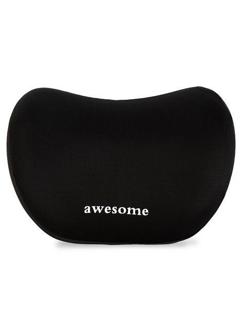 Подушка 16х19см для шеи с эффектом памяти черная полиэстер 000000000001228538