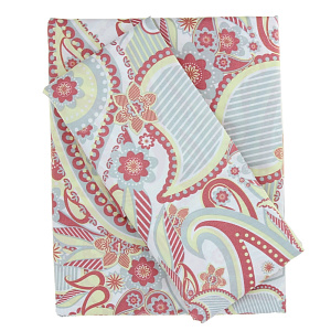 Комплект постельного белья 2спальный DE'NASTIA Восточные кружева микрофибра (70х70см-2шт) 100%Полиэстер C010403 000000000001118977