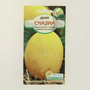Семена Дыня Сказка 0,5г Р (ссс) ЛИДЕР ПРОДАЖ! УТ000006274 пакет 000000000001195364