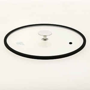 Крышка 28см TVS MAESTRALE силиконовый ободок стекло 000000000001201094