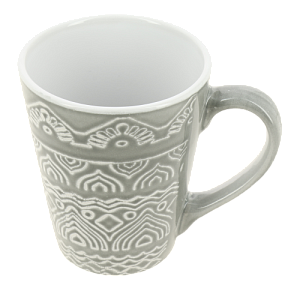 Кружка 320мл КОРАЛЛ ROMANO grey керамика 000000000001208530