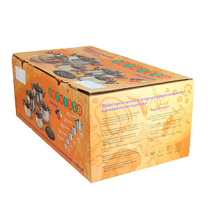 Набор кастрюль АМЕТИСТ 11 предметов FORA нержавеющая сталь S18202 000000000001108809