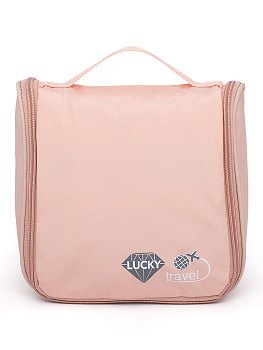 Косметичка дорожная розовый 20,5х20х9 см 100%пэ Y000083 000000000001199715