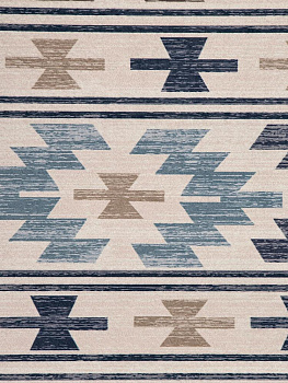 Коврик придверный 40x60см LUCKY Этнос серый/бежевый полиэстер 000000000001200451