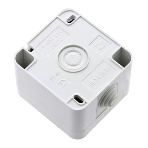 Розетка с заземлением открытой установки Прага EKF, 16А 000000000001043618