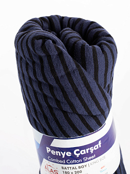 Простынь на резинке 180х200см хлопок-70%/полиэстер-30% 000000000001214806