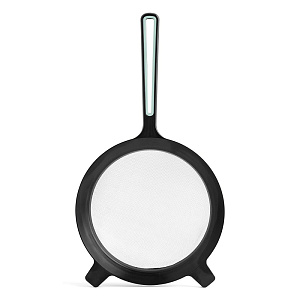 Сито большое D22см DE'NASTIA мятное/черное пластик нержавеющая сталь 000000000001212517