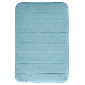 Коврик для ванной горх DE'NASTIA 45х70см memor голубой полиэфир M111126 000000000001154565