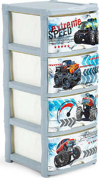 Комод 4-секц Супер Трак 410мм 000000000001174959