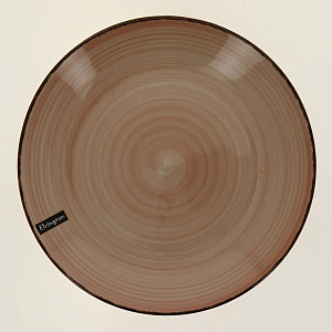 Тарелка обеденная 27см ELRINGTON АЭРОГРАФ Нежный персик керамика 000000000001185954