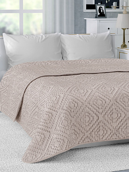 Покрывало DE'NASTIA Пиксель двухст. 200х240см 100%Полиэстер розовый U000147 000000000001198841