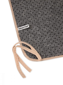 Подушка на стул 40х35х38см DE'NASTIA memory золотистая полиэстер 000000000001196014