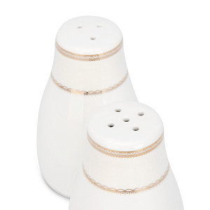 Набор для специй Анжелика с золотом фарфор 000000000001219762