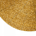Салфетка сервировочная 35см DE'NASTIA золотистый меланж бисер 000000000001225833