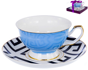 Пара чайная 200мл/блюдце BALSFORD Палитра Янира небо фарфор 000000000001185938