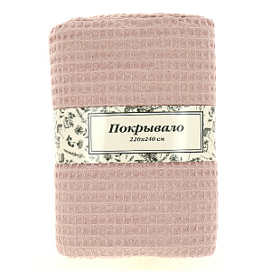 Покрывало жаккардовое Классика 220х240см хлопок100% розовый ИндияC040004 000000000001190028